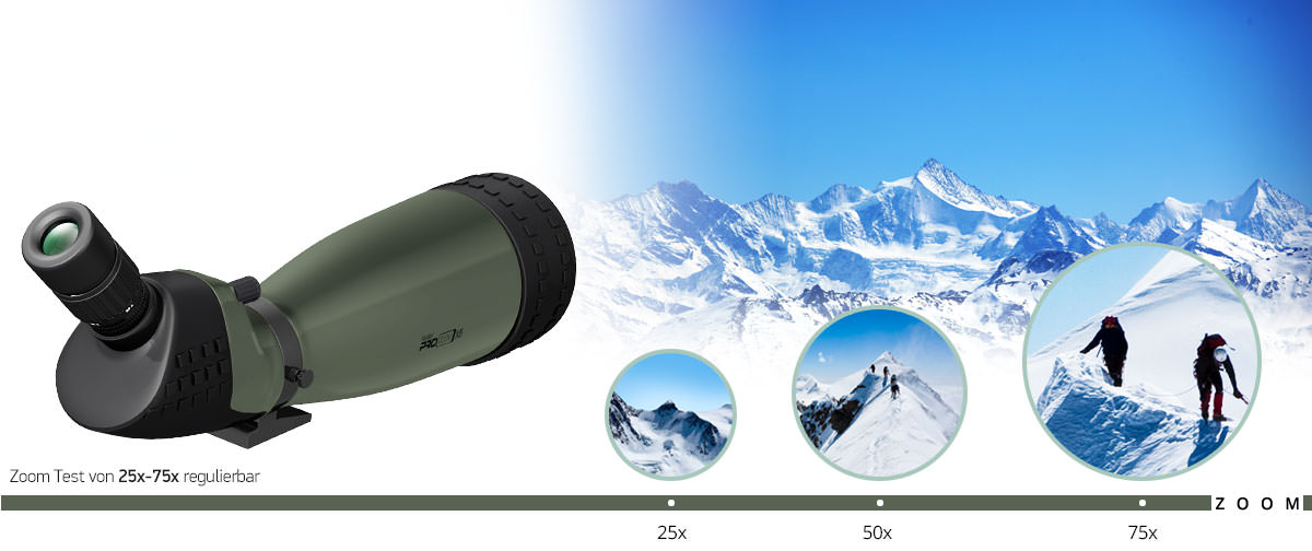 heider zoomx5 high magnification power