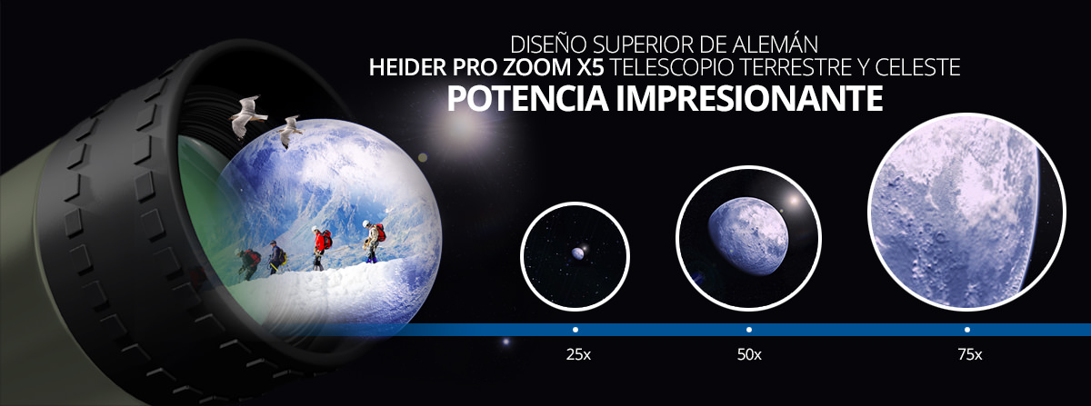 heider zoomx5 telescope