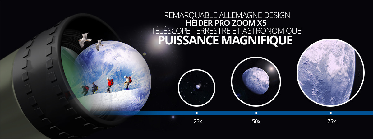 heider zoomx5 telescope