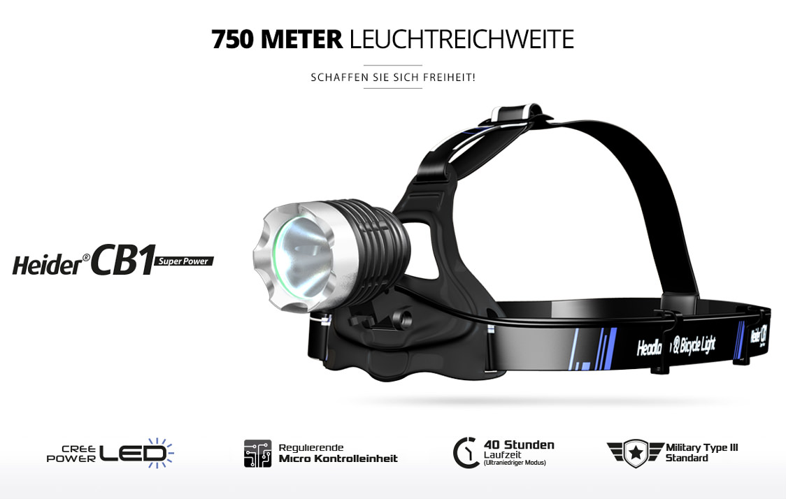 Heider CB1 750 Meters Aydınlatma